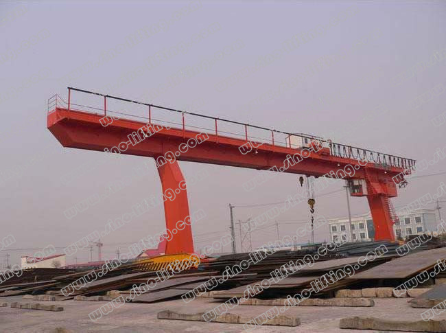 Single Main Beam Gantry Crane with Hook 5～30/5t