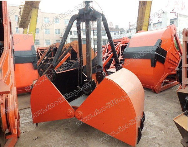 Clamshell grab bucket